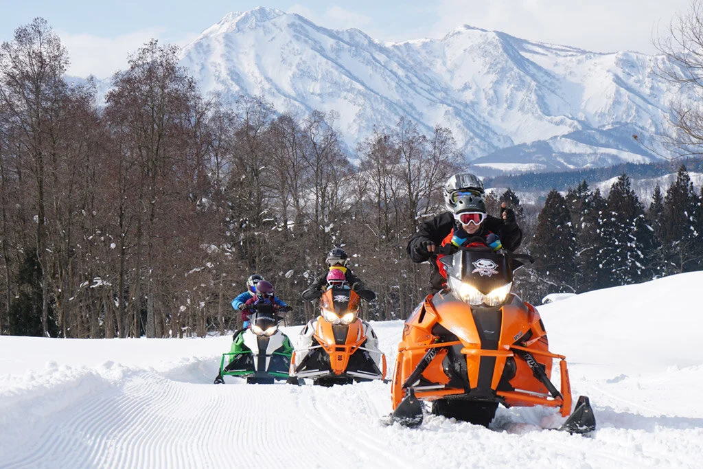 Snowmobile tour