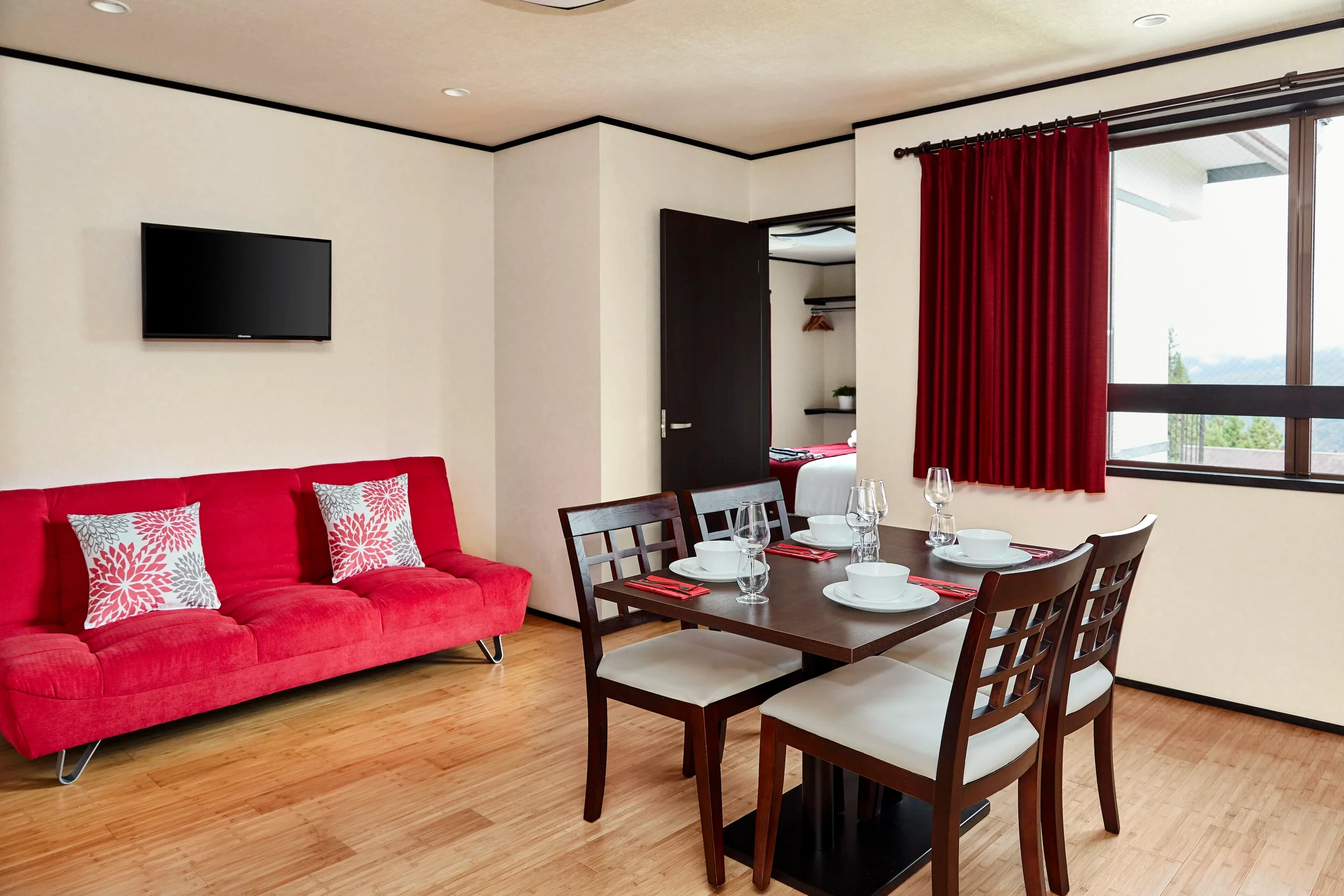 Guest room at The Address Akakura