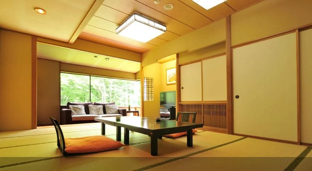 Japanese room with toilet